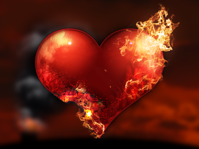 Project Love Kristina burn heart house