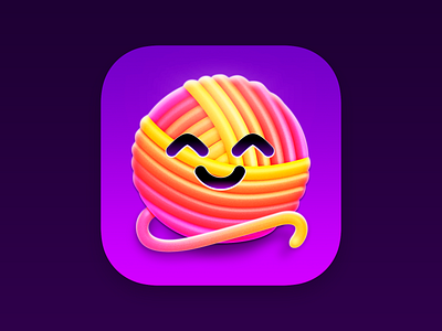 YarnBuddy app app icon icon ios yarn yarn ball