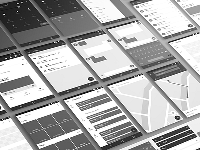 Android Wireframe Template android mockup photoshop prototype psd resource template tool wireframe