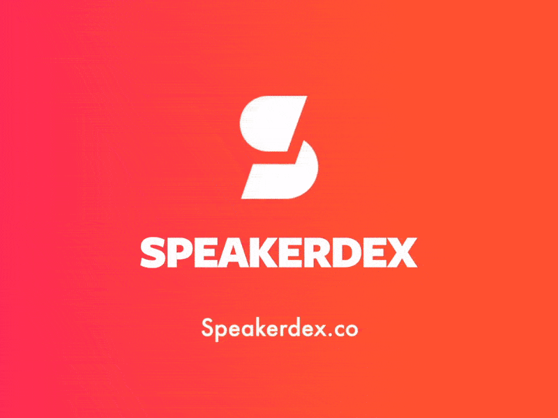 Speakerdex design talks website