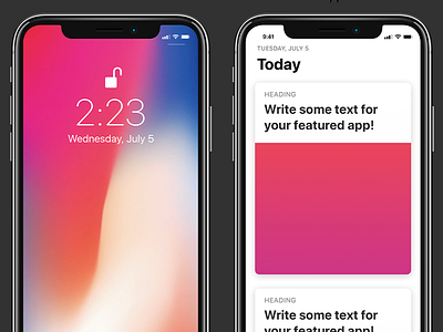 iPhone X Template free iphone x photoshop psd template