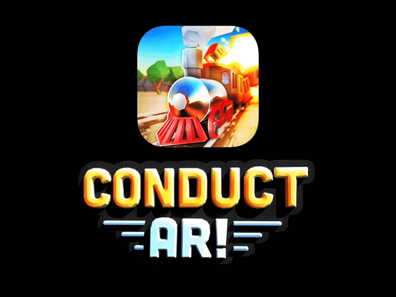 Conduct AR! Available NOW animation app icon art conduct game intro logo train
