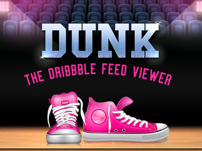 Dunk - The Dribbble Feed Viewer app dribbble dunk iphone robocat