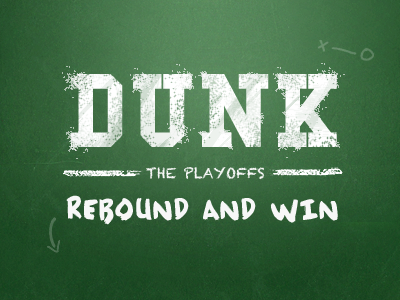 The Dunk Playoffs! dribbble dunk win