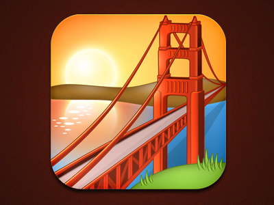 San Francisco app icon iphone