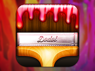 Paint app icon wribbble