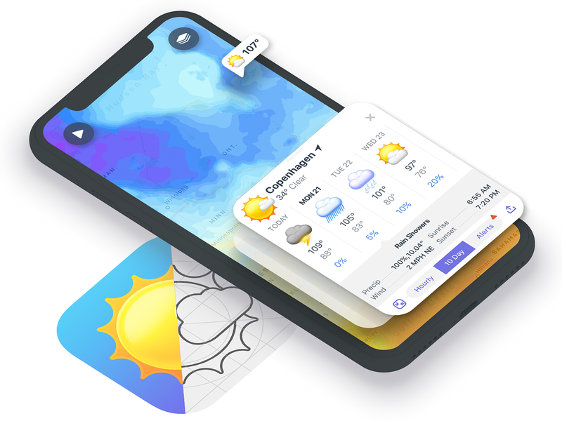 Weather Up weather icon app