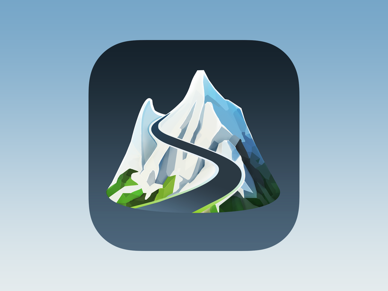 Slopes icon app icon