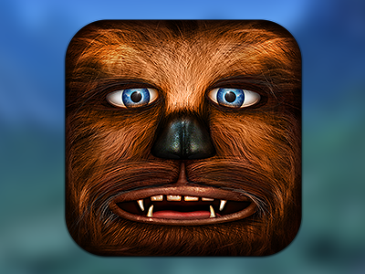 Chewbacca app icon wars
