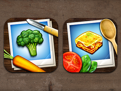 The Photo Cookbooks app design icon