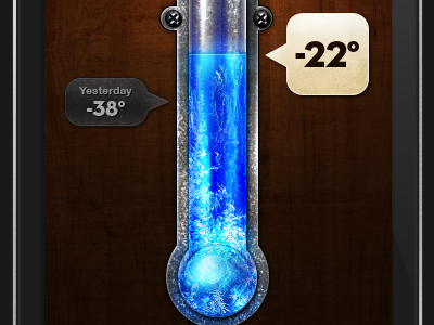 Thermo app thermometer ui