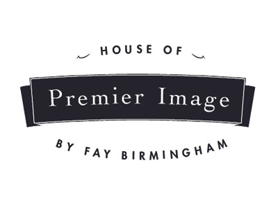 House of Premier Image - White banner black and white logo minimalistic simple