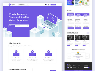 Figma Digital Products Selling Template