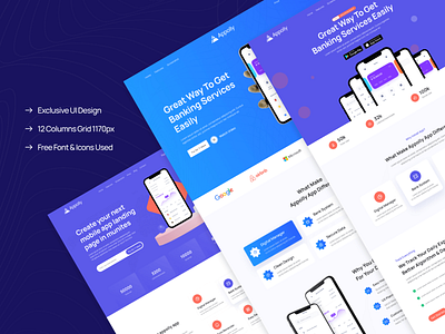 App Landing Page Design Inspiration