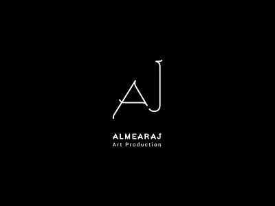 Monogram Design for Almearj Art Production graphicdesign logo logo design logodesigners monogram monogram design visual design visual identity