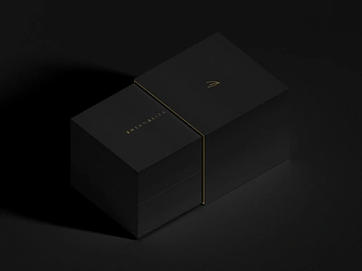 Jewelry box Design for Ehsan Aliza box design graphic logo logo designer logodesign logotype logotypedesign minimal packaging