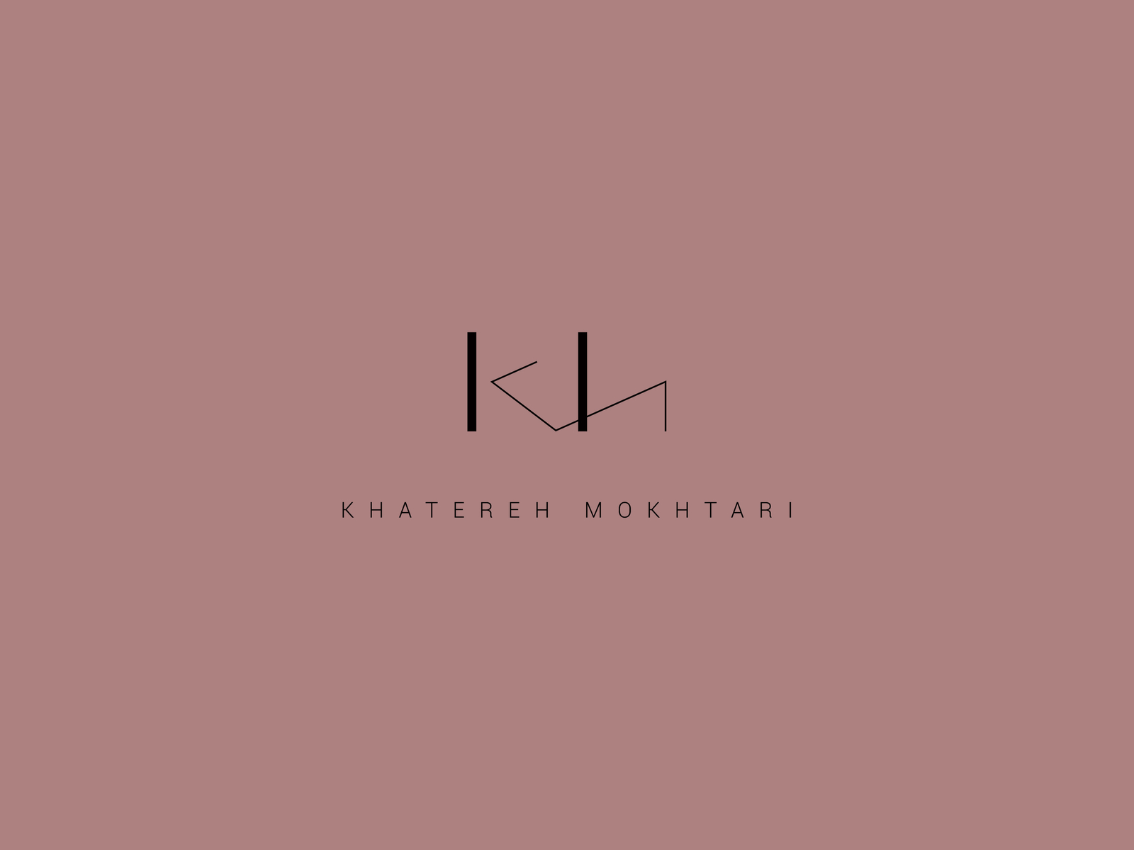 Logo Design for Khatereh Mokhtari / Fashion Designer by Revive Design ...