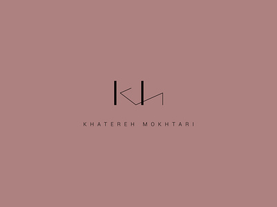 Logo Design for Khatereh Mokhtari / Fashion Designer branding fashion fashion brand idenity identity design logo design logo designer monogram monogram design monogram logo