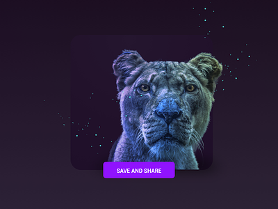 Animal Shot "Lion" animal design sparks virtual reality