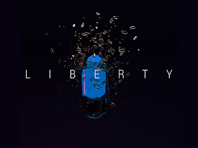 Liberty - 1/365 3d design modelling