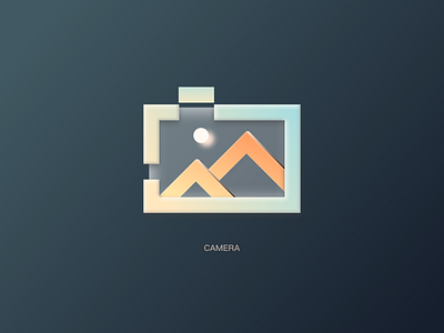 The camera icon branding design graphic design icon logo ui ux vector