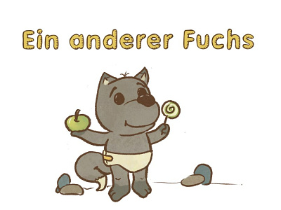 Ein anderer Fuchs (1) baby characterdesign concept art cute design fox fuchs illustration procreate