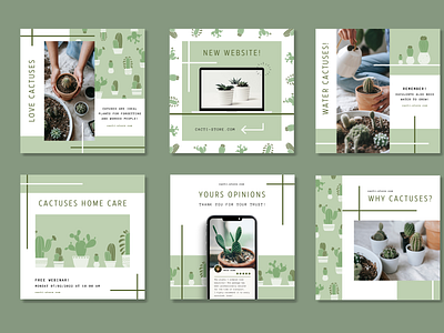 CACTI STORE | SOCIAL MEDIA TEMPLATE