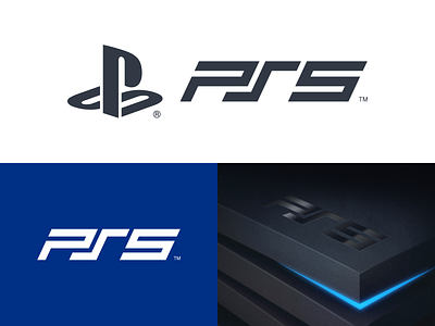PS5 branding console gaming icon logo logotype logotypes mark playstation ps4 ps5