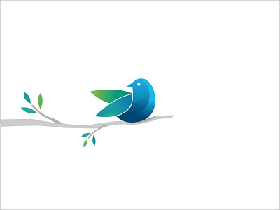 Bird Icon abstract bird design icon illustration lines logotype mark