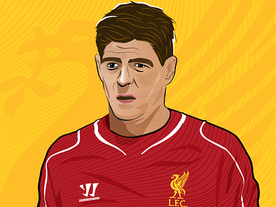 Steven Gerrard Digital Art.