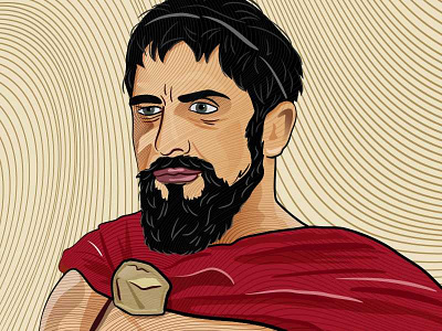 King Leonidas Digital Art.