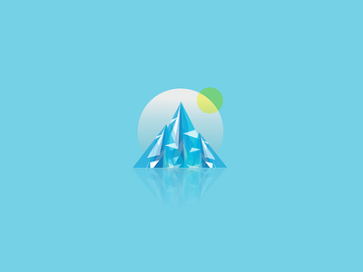 Iceberg Mark. design iceberg icon illustration logotype mark