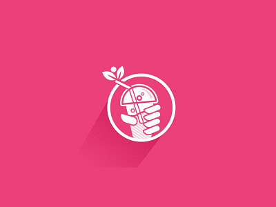 Smoothie Logo mark. icon illustration juice logotype mark smoothie