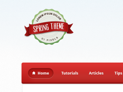 Spring Theme Wordpress Blog Design