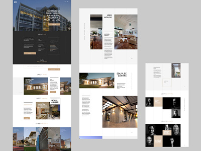 PIA architecture case study clean layout design ecommerce modern modern interface modern layout profile showcase stylish ui ui ux ux website website design