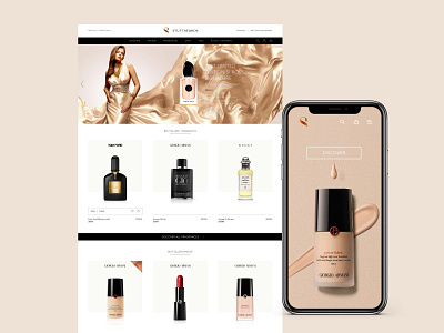 Stuttafords clean ui ecommerce design fashion design fragrances luxury design product ui ux website website design