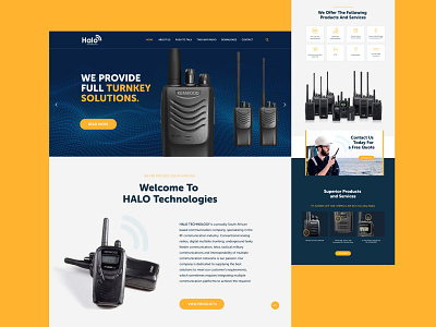 Halo ui web webdesign website
