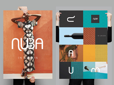 Nuba brand identity identity logo