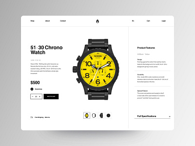 E-commerce clean design design ecommerce interface layout ui website website design