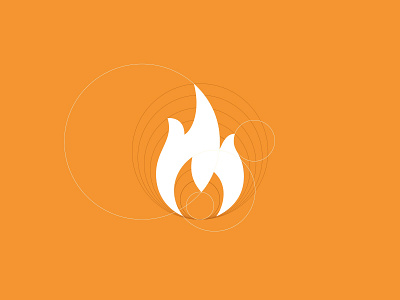 How to Draw Fire fire flame flames icon logo mark orange solo stove