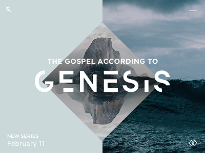 Genesis bible design genesis modern sermon sermon series typography unsplash