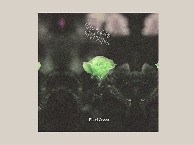 Floral Green album album artwork album cover floral flowers music