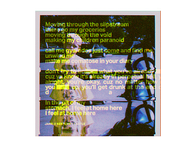 Untitled 7 album album artwork grain jank music scanner typography vcr