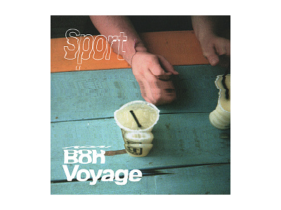 Sport album album artwork grain music scanner sport typography vcr