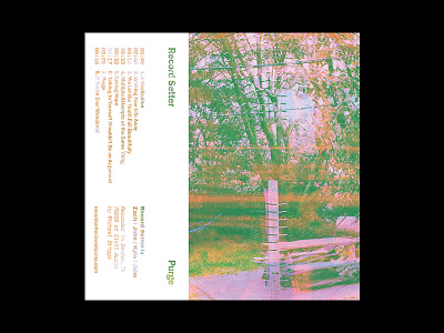 RS Cassette Sleeve album album artwork denton emo grain music typography vcr