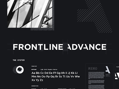 Frontline 2 brand standards branding logo logo design minimal sophisticated stationary understated