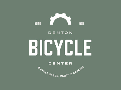 Bicycle Shop Logo bike bikes cycling lockup logo logo design typography