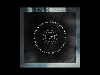 Praying for Reign Social Media double exposure logo logo design prayer praying sermon sermon series texture