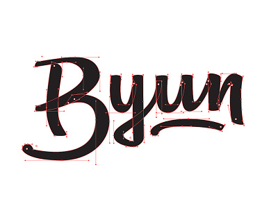 Byun Lettering / Logotype