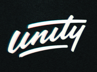 Unity acceptance branding lettering logo logotype peace retro unity vintage